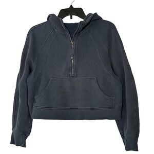 Lululemon Scuba Oversized Half-Zip Hoodie Pullover in Iron Blue - XSmall / Small